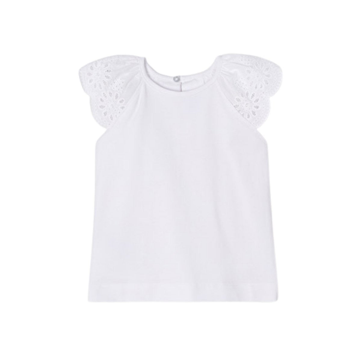 Camiseta blanca niña tul Mayoral - Tep Tep® Alta moda infantil Mayoral en  México
