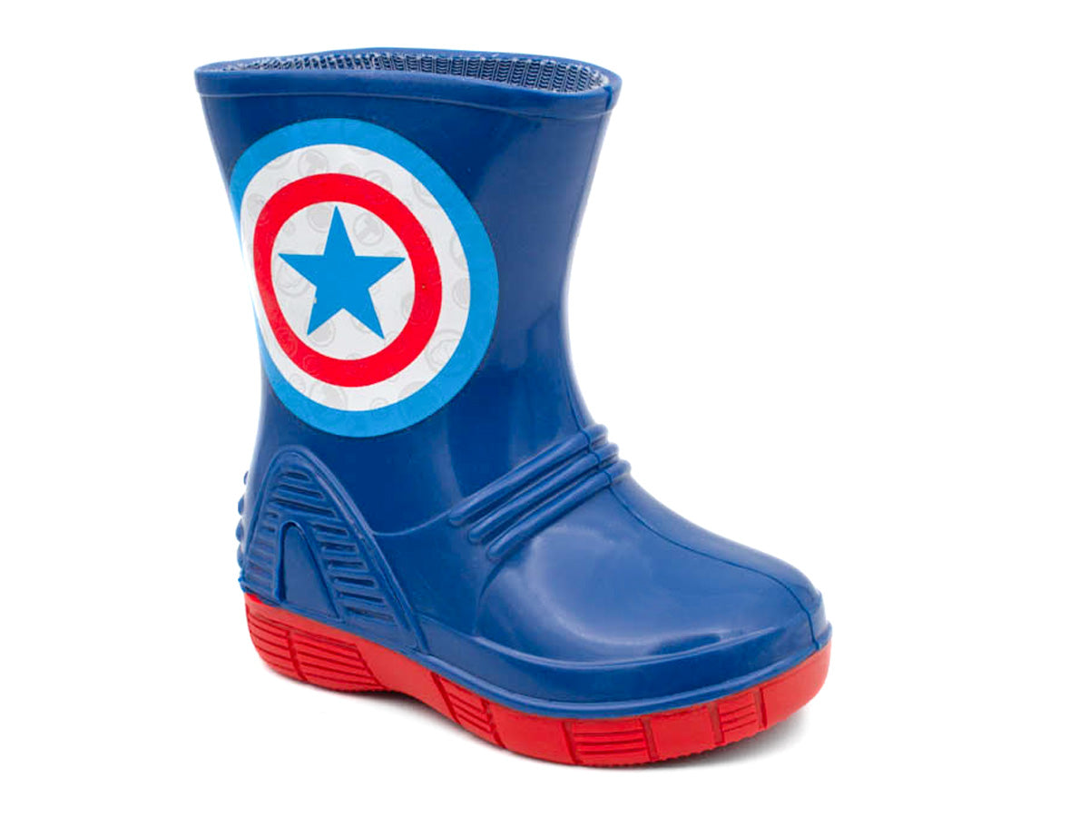 Bota lluvia Bubble Gummers niño de Capitán América El Circo Boutique