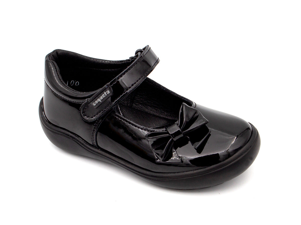 Zapato Coqueta niña charol moño velcro 269100 El