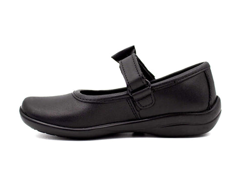 Zapato escolar Coqueta niña traba moño velcro